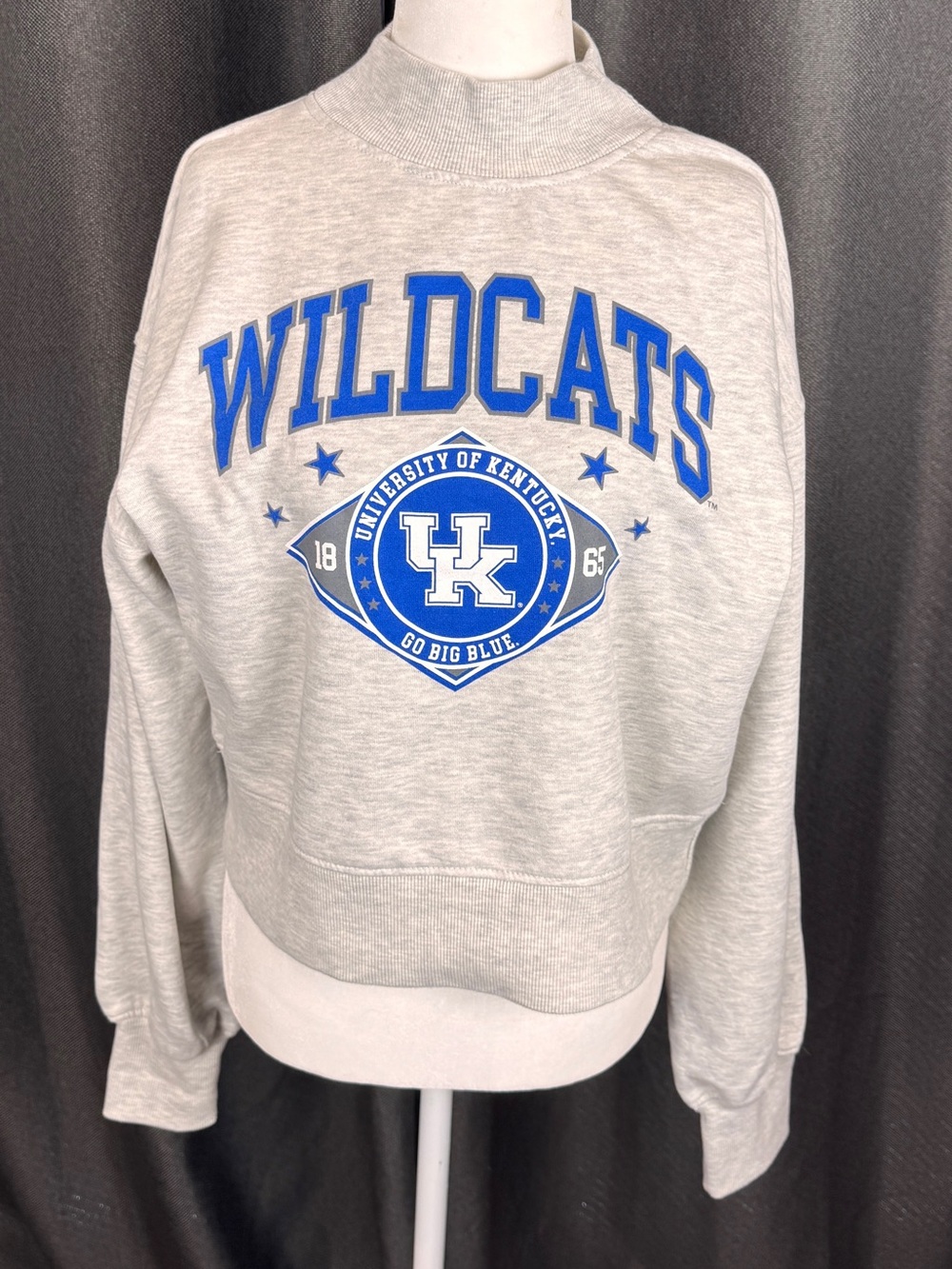 University of Kentucky Grey Wildcats Crewneck Sweatshirt
